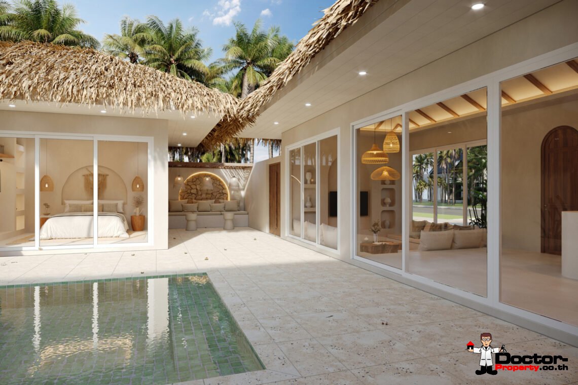 Tropical 2-3 Bedroom Pool Villa in Ban Tai, Koh Samui – For Sale